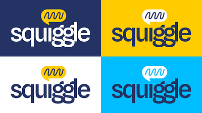 ➿ Squiggle Branding app brand identity branding design graphic design logo squiggle