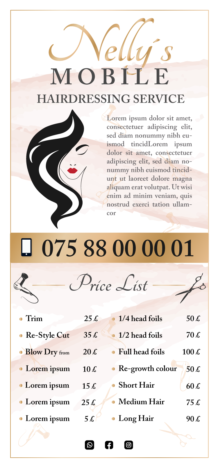 The Lock Hairdressing Survice/Mobile by Snezhana on Dribbble