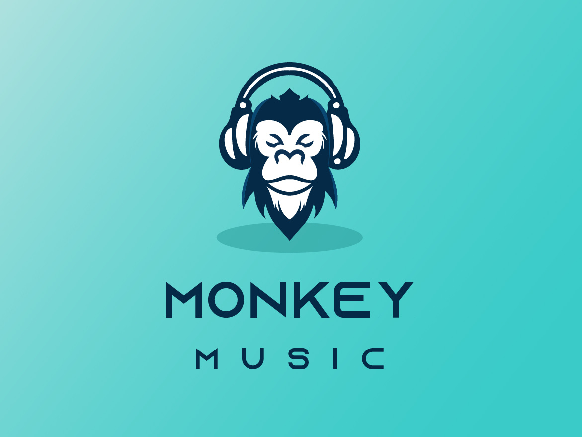 Monkey Music Logo By Sani Ahmed 1250 On Dribbble