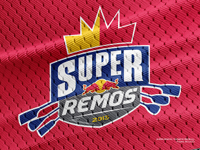 Super Remos Red Bull branding design graphic design logo logotipo redbull remo logo row logo rowing logo super logo