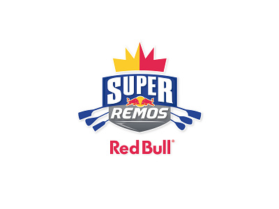 Super Remos Redbull branding design graphic design logo logotipo reedbull remo logo row logo rowing logo sports logo