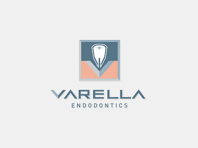 Varella endodontias branding dental logo design endodontics logo graphic design logo logotipo medical logo odontologia logo