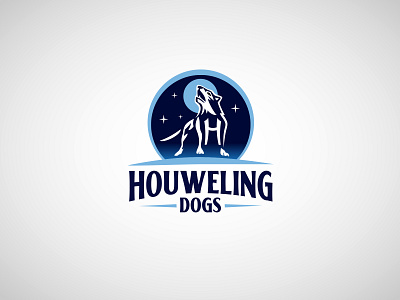 HOUWELING DOGS animal logo branding design dog dog logo graphic design logo logotipo pet logo