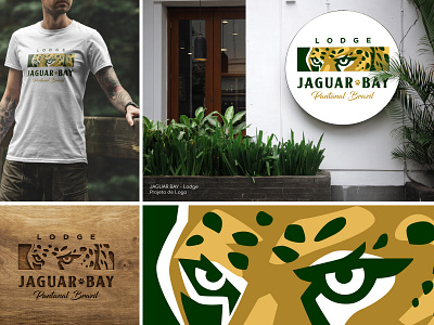 LODGE JAGUAR branding design graphic design jaguar logo logo logotipo pantanal logo