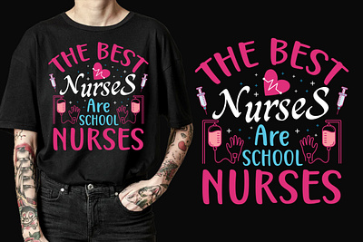 Nursing T Shirt Design Vector 3d amazon tee animation branding design graphic design illustration logo minimal motion graphics nurse tshirt woman nursing nursing tshirt t shirt design tshirt design typography t shirt ui ux vector