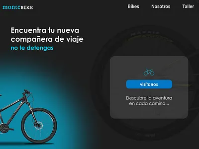 monteBIKE graphic design interactive ui webdesign
