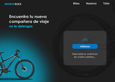 monteBIKE graphic design interactive ui webdesign