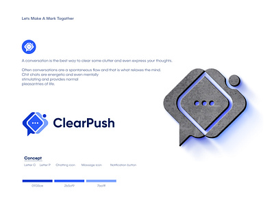 Clearpush tech logo design brand book branding coding creative logo developer identity it logo logo design logo designer logo mark logotype network pixels programming push logo symbol tech technology