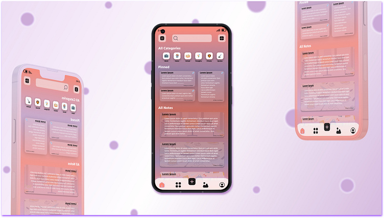 Notes Widget App UI Design by Vandana on Dribbble