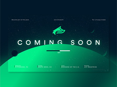Coming Soon Website Concepts branding coming soon contrast figma graphic design logo marketing parallax planets ui user experience ux waitlist webflow