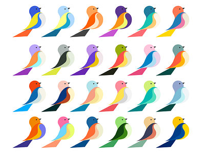 Pattern | Birds birds graphic design illustration pattern
