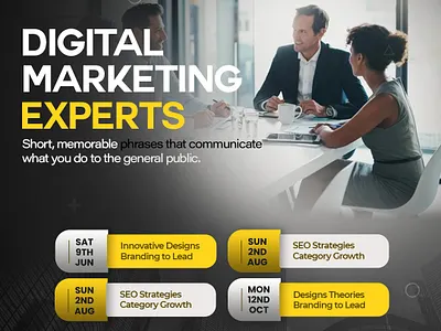 Digital flyer design trendy digital design digital flyer flyer design trendy