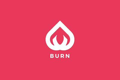 Burn Logo - For Sale branding burn business corporate flame for sale freebie graphic design logo logomark minimal template ui vector