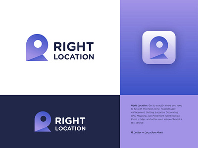 R location logo branding design graphic design illustration loction logo logodesign logotype r logo ui ux vector