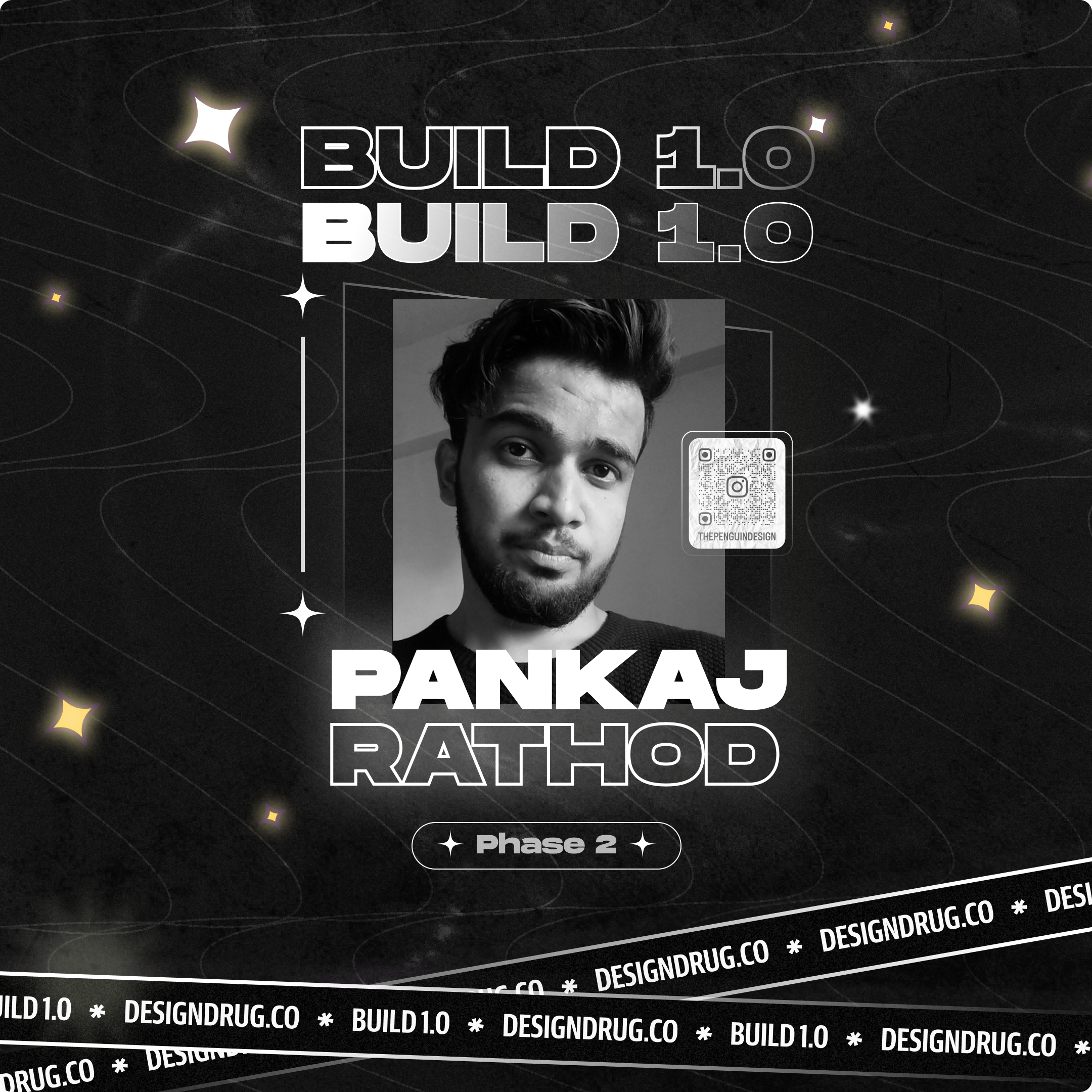 The Badge For Build 1.0 Phase 2 animation build build1.0 build2.0 challenge daily ui designdrug motion graphics ui ux watchmegrow