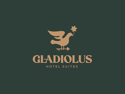 Gladiolus Hotel Suits Logo brand designer brandidentity branding flower logo graphic design hotelbrand illustration logo logodesign logodesigner luxurious