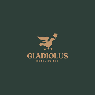 Gladiolus Hotel Suits Logo brand designer brandidentity branding flower logo graphic design hotelbrand illustration logo logodesign logodesigner luxurious