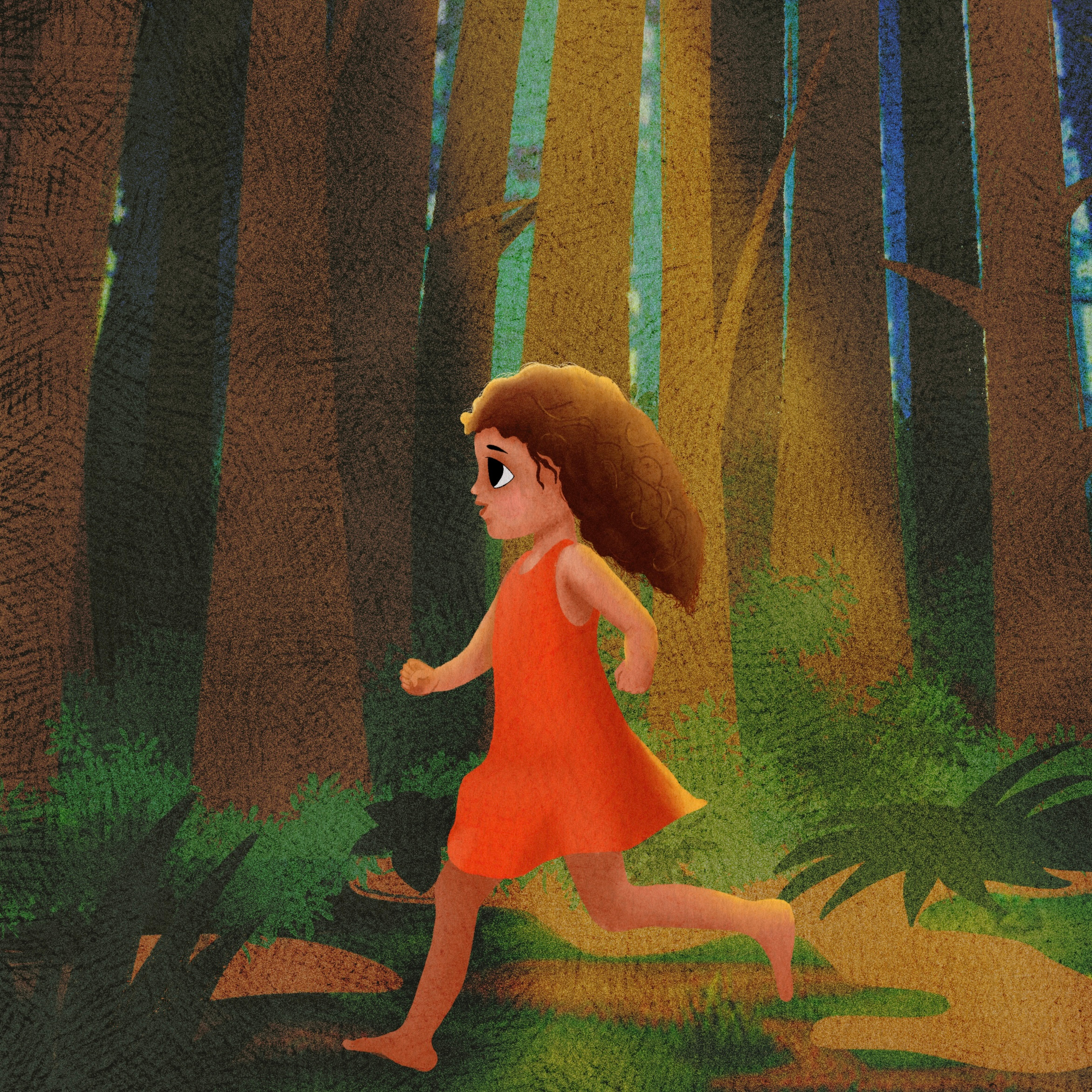 Illustration For a Children's story book digital drawing illustration