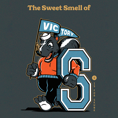 Smell of Victory artists branding character design design graphic design illustration logo mascot design skunks t shirt design