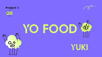 Yo Food that is a social app that combines friends and food. ui ux