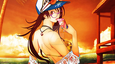 Beach Gear (Taste of Summer) air gear anime character design girl illustration manga vector
