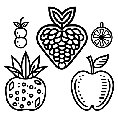simple fruit art