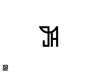 JA Logo brand identity branding design elan elegant graphic design ja ja lettermark ja logo ja logos ja monogram lettermark logo logo design logo designer logo maker mark monogram logo simple