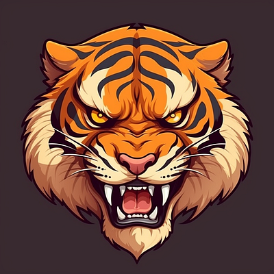 tiger animal brand branding company design elegant illustration logo vector