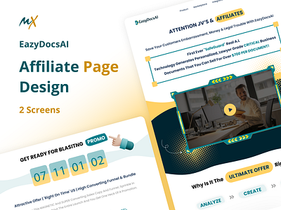 EazyDocAi Affiliate Design branding figma finance illustration ui user interface