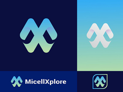 Micellxplore Modern logo design 3d abcdefghijklmnopqrstuvwxyz abstract logo branding branding logo creative logo design gradient logo graphic design icon illustration letter logo logo logo design logo maker logo type m logo modern logo monogram x logo