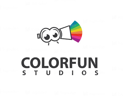 Colorful film logo abstract brand branding design graphic design illustration kids movie logo vector