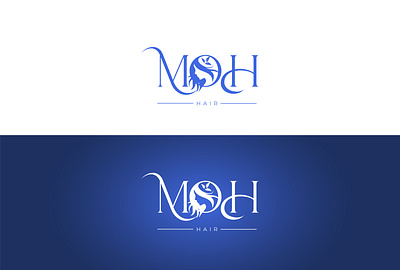 MOH Hair branding logo