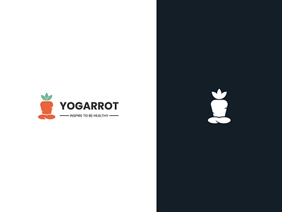 Yoga center logo brand identity branding business clean company company logo design diet graphic design healthy icon inspiration logo minimal logo minimalistic modern shop logo typography vegetables yoga