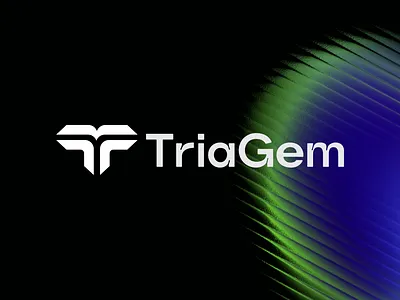 Letter T + Diamond | TriaGem logo bold branding custom logo design designer diamond gem graphic design illustration letter letter t logo logotipo modern professional simple typography vector zmz