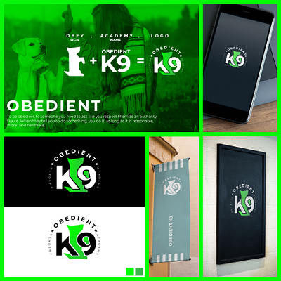 Logo of A Dog Academy Brand logo motion graphics