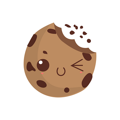 Kawaii cookie illustration cookie cute design food illustrations foodie fun design graphic design icons illustration illustrator kawaii vector