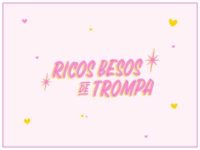 Ricos Besos de Trompa Chavito Font design details digitalart font graphic design illustration letter lettering letters logo mexico type typography