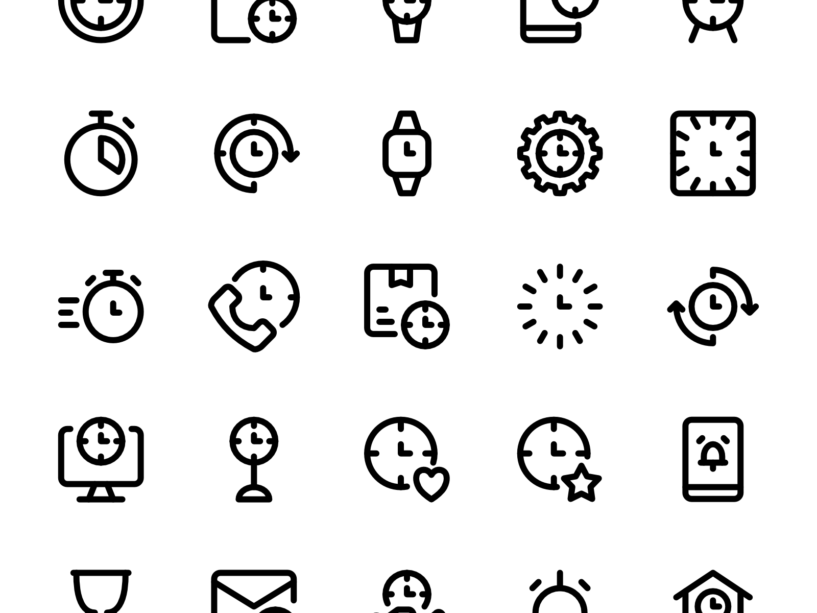 Time icon set by Ardiansyah on Dribbble