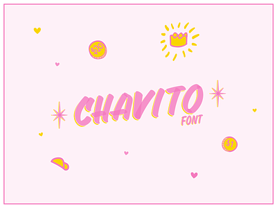 Chavito Font design details digitalart font graphic design illustration letter lettering letters logo type typography ui
