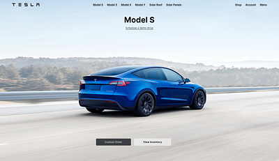 Tesla website beginners work design figma web design