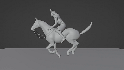 Horse Run 3d animation game graphic design motion graphics