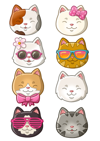 Cute Cats cat image clipart cute illustrations design illustration png