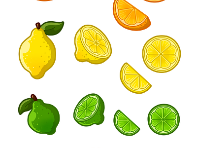 Fruit - Citrus citrus illustration clipart design fruit image illustration lemon lime png