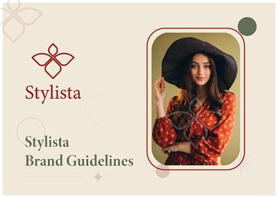 Stylista Fashion Brand logo guidelines apps bold beautiful brand brand guide brand identity branding branding guidelines chic sleek courier logo design fashion fashion brand fashion fusion glamorous grace haute couture modern minimalism retro revival sustainable fashion timeless elegance