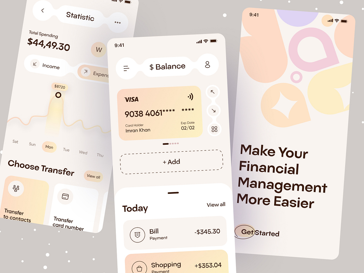 Payment App UI by Ofspace UX/UI on Dribbble
