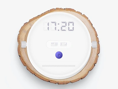 ⠞ Braille Clock accessibility alarm blindness braille case study challenge clock crown digital digital clock figma light ui problem product design ui voice assistant watch