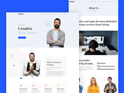 Orting - Portfolio Website Template agency artist business cms creative creative portfolio designer developer portfolio developer portfolio template ecommerce modern web developer portfolio portfolio layout professional website programmer portfolio seo friendly simple portfolio template small business webflow portfolio template webflow template