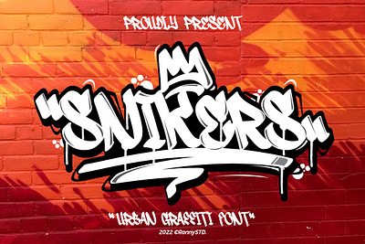 Snikers - Urban Graffiti Font Free Downnloads brush font