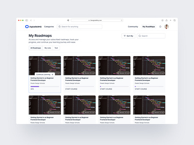 My Roadmap Web App UI Screen design roadmap roadmap design roadmap ui design ui ui ux ui screen ui ux design uidesign ux uxdesign web app screen web application web ui web ui design