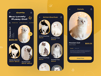 Pet Store App 2023 trend app ui best design cat store dog dog app dribbble best shot ecommerce app fashion ios app landing page mobile app pet adopt app pet app pet care pet shop trendy app ui uiux ux